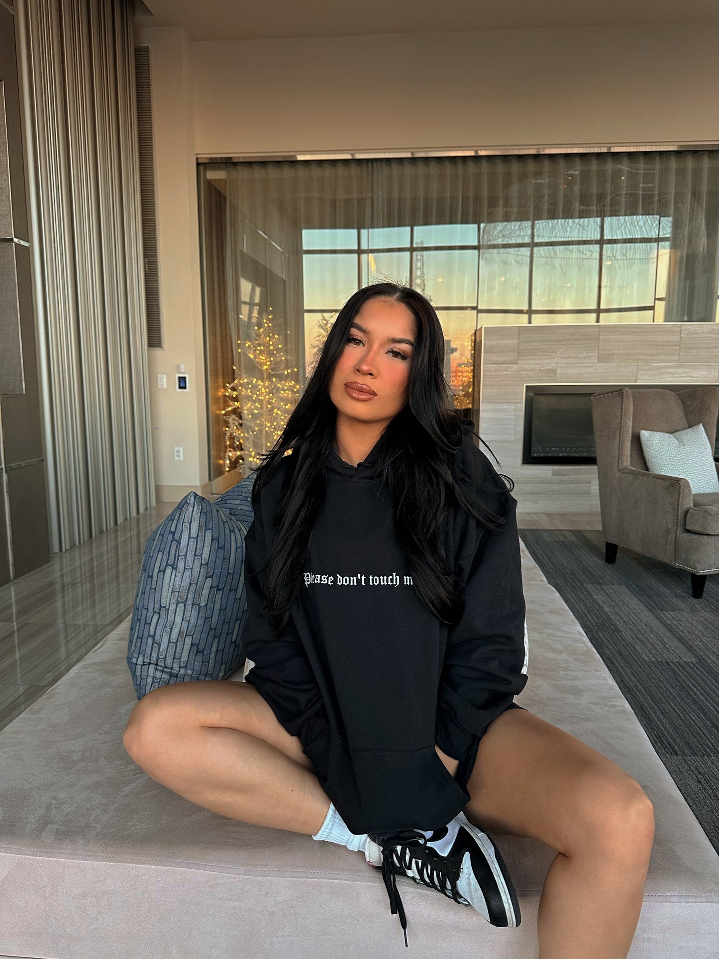 “Please don’t touch me” hoodie